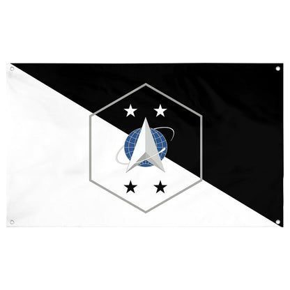Fyon The Chief Master Sergeant of the Space Force Flag Banner