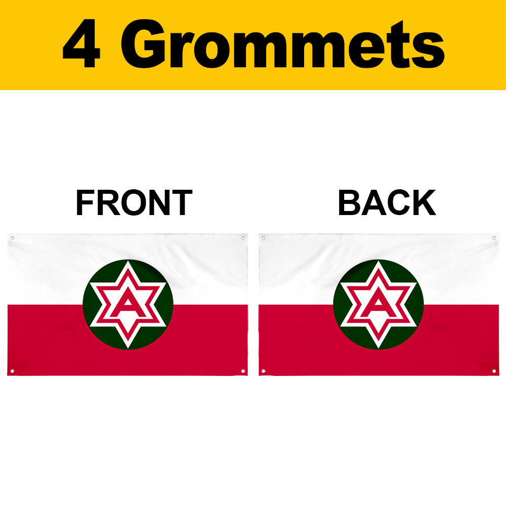 Fyon The Sixth Army Flag Banner