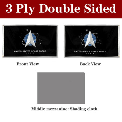 Fyon The Space Force Flag Banner