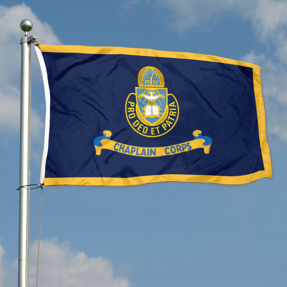 Fyon The United States Army Chaplain Corps Flag Banner