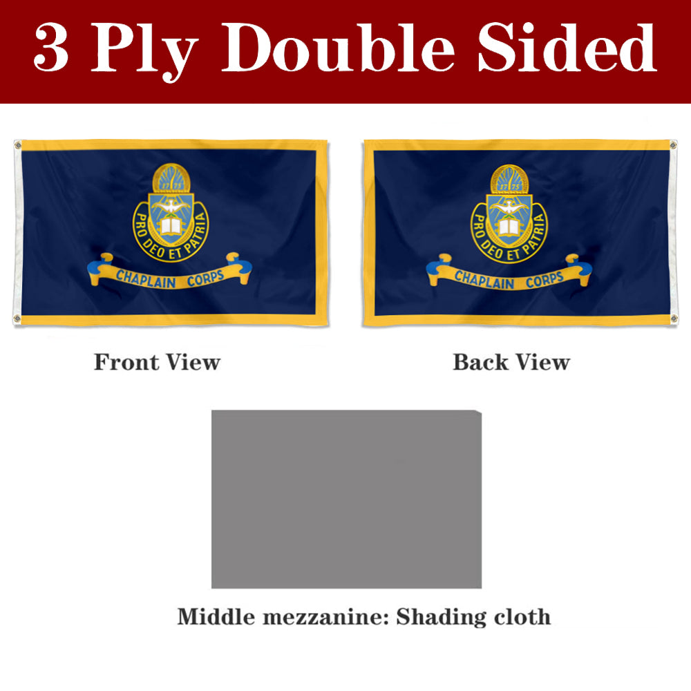 Fyon The United States Army Chaplain Corps Flag Banner