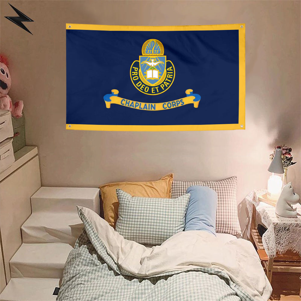 Fyon The United States Army Chaplain Corps Flag Banner