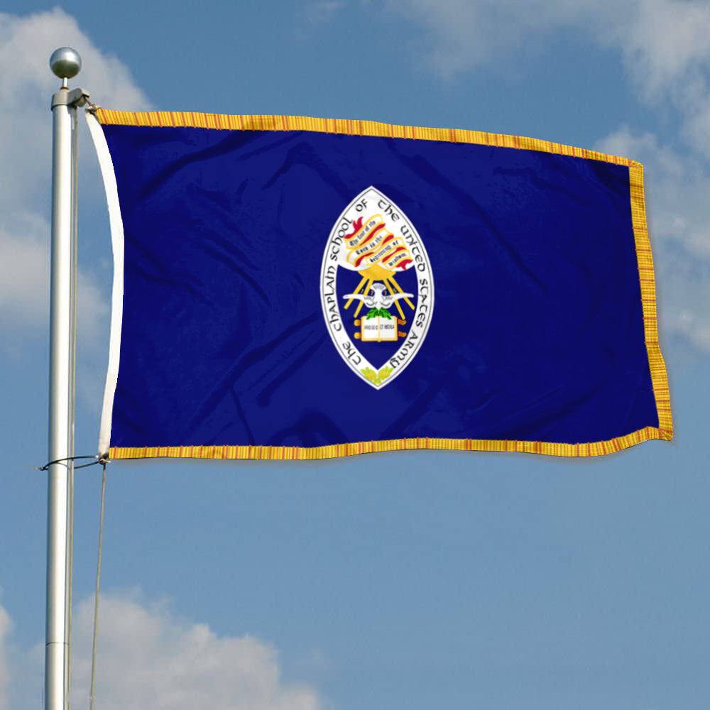 Fyon The United States Army Chaplain School Flag Banner