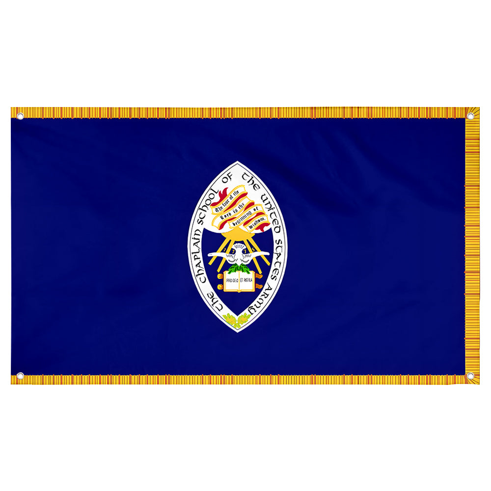 Fyon The United States Army Chaplain School Flag Banner