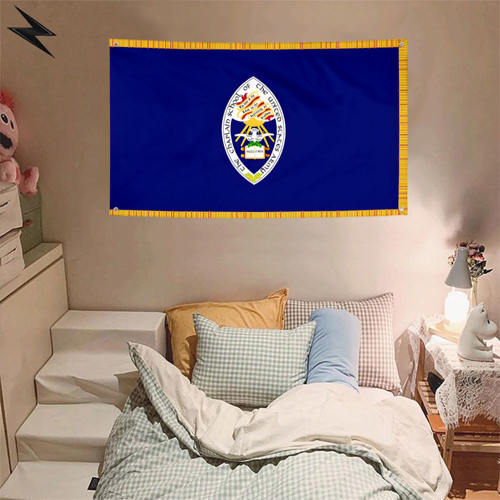 Fyon The United States Army Chaplain School Flag Banner