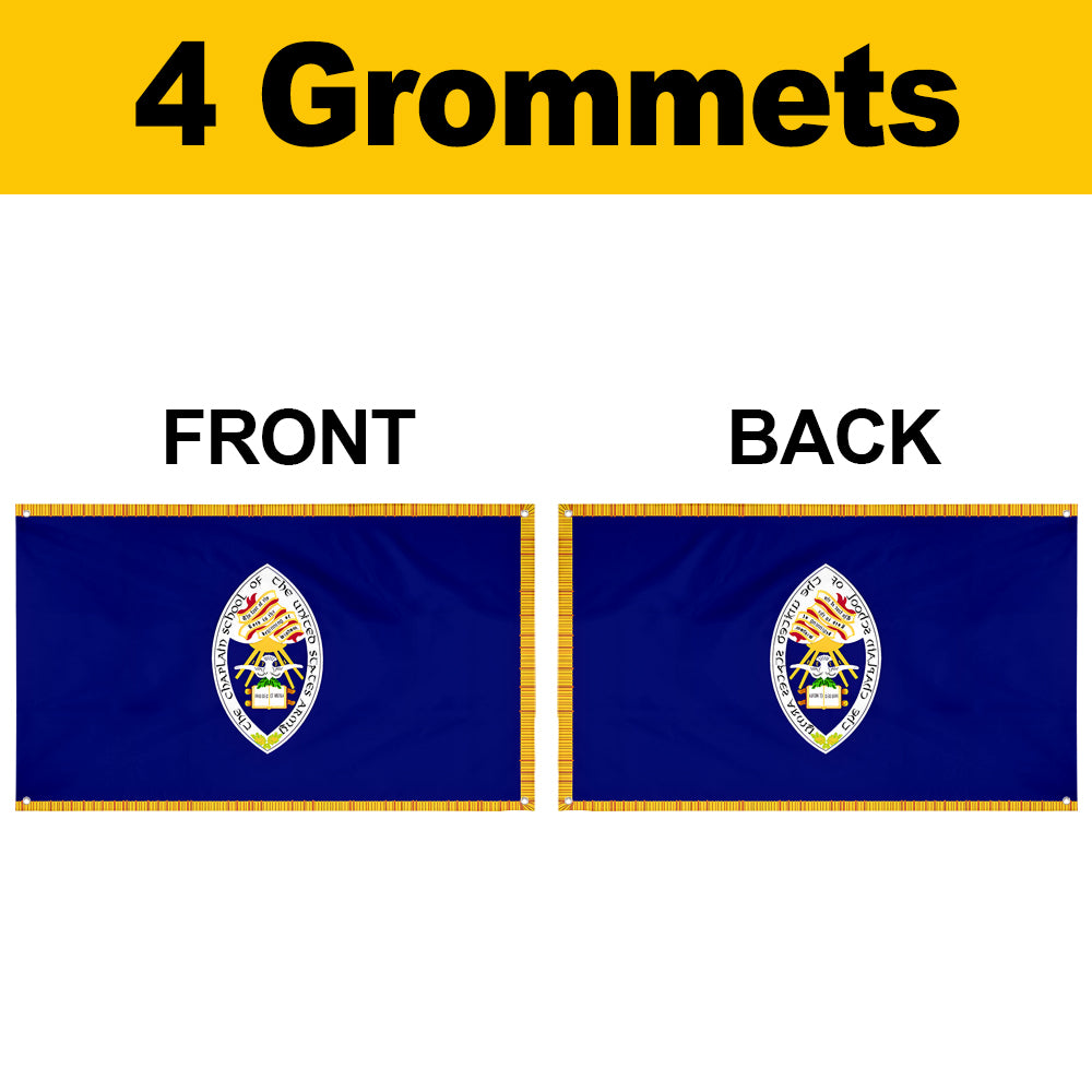 Fyon The United States Army Chaplain School Flag Banner