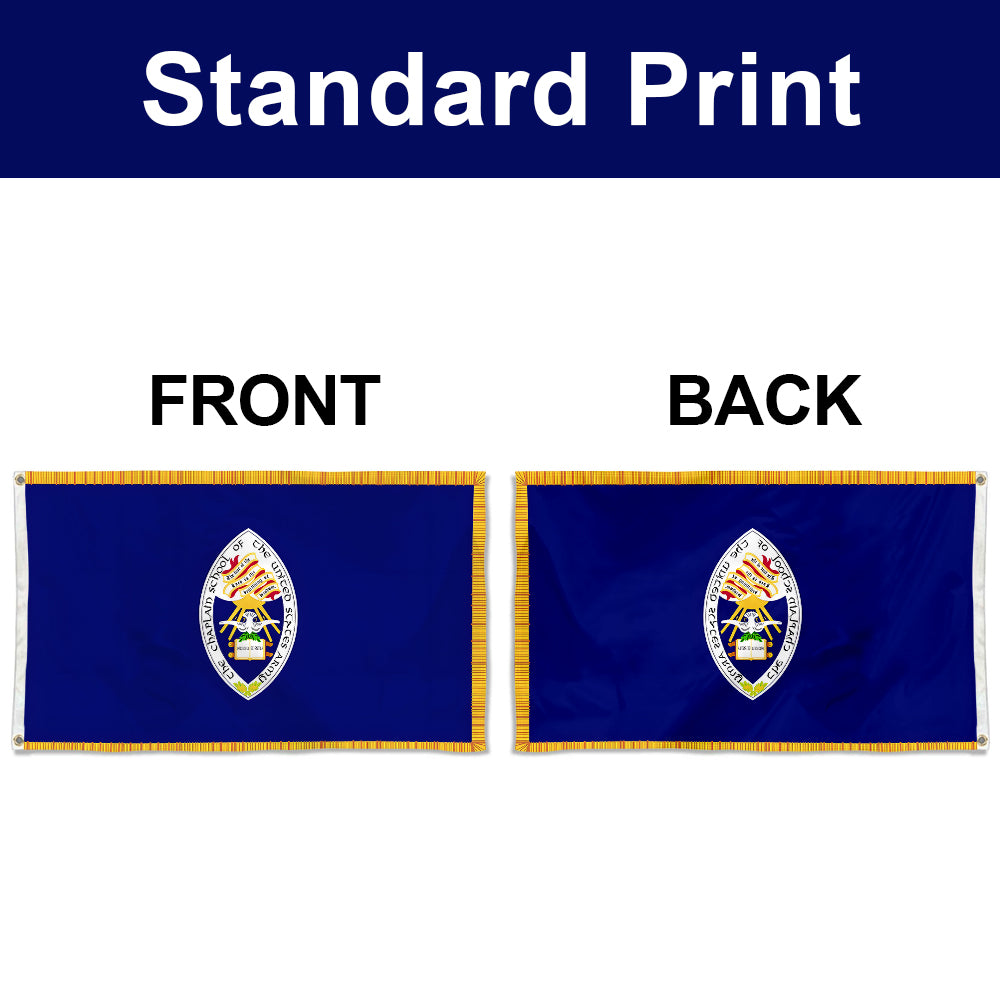 Fyon The United States Army Chaplain School Flag Banner