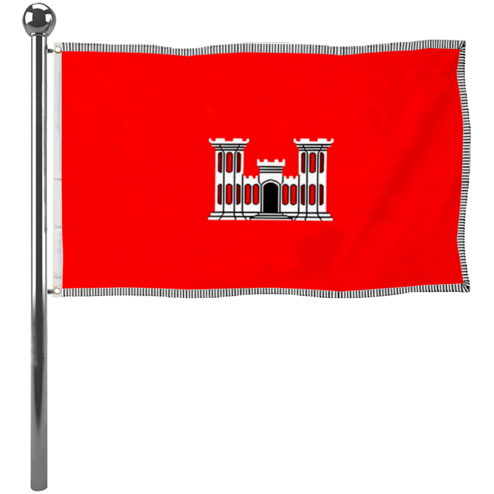 Fyon The United States Army Corps of Engineers Flag Banner