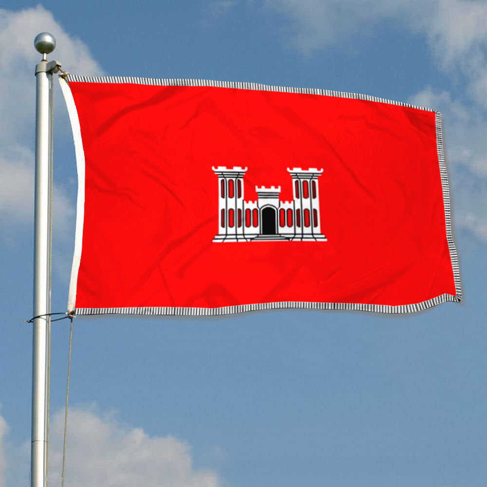 Fyon The United States Army Corps of Engineers Flag Banner