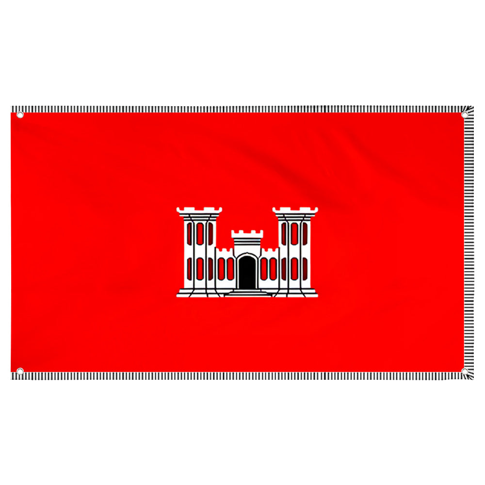 Fyon The United States Army Corps of Engineers Flag Banner