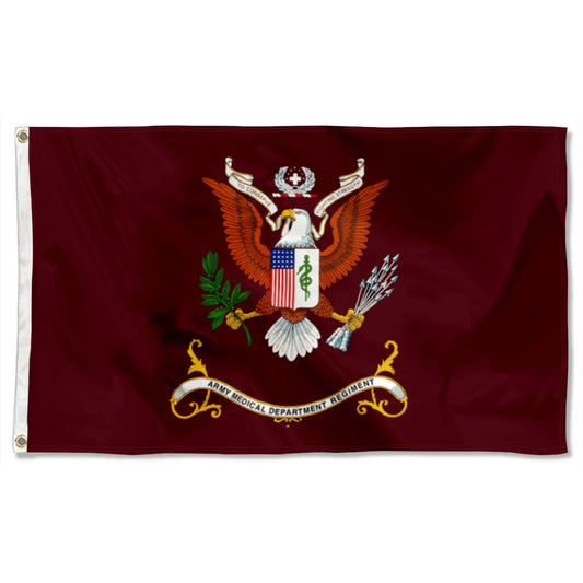 Fyon The United States Army Medical Department Center and School Flag Banner