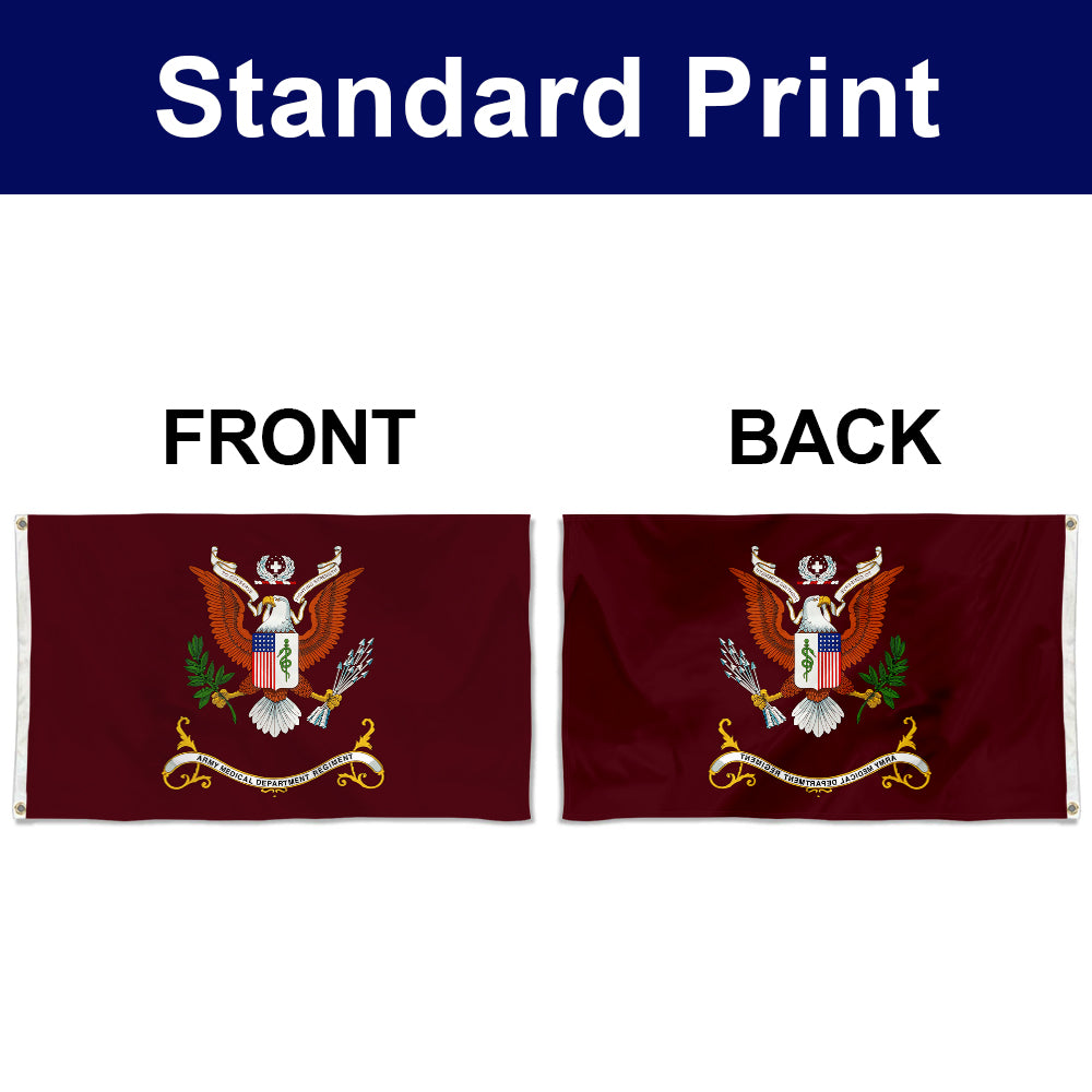 Fyon The United States Army Medical Department Center and School Flag Banner