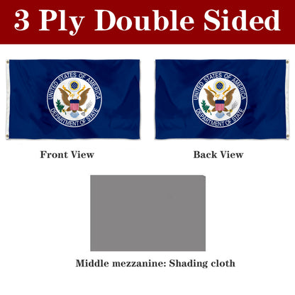 Fyon The United States Department of State Flag Banner
