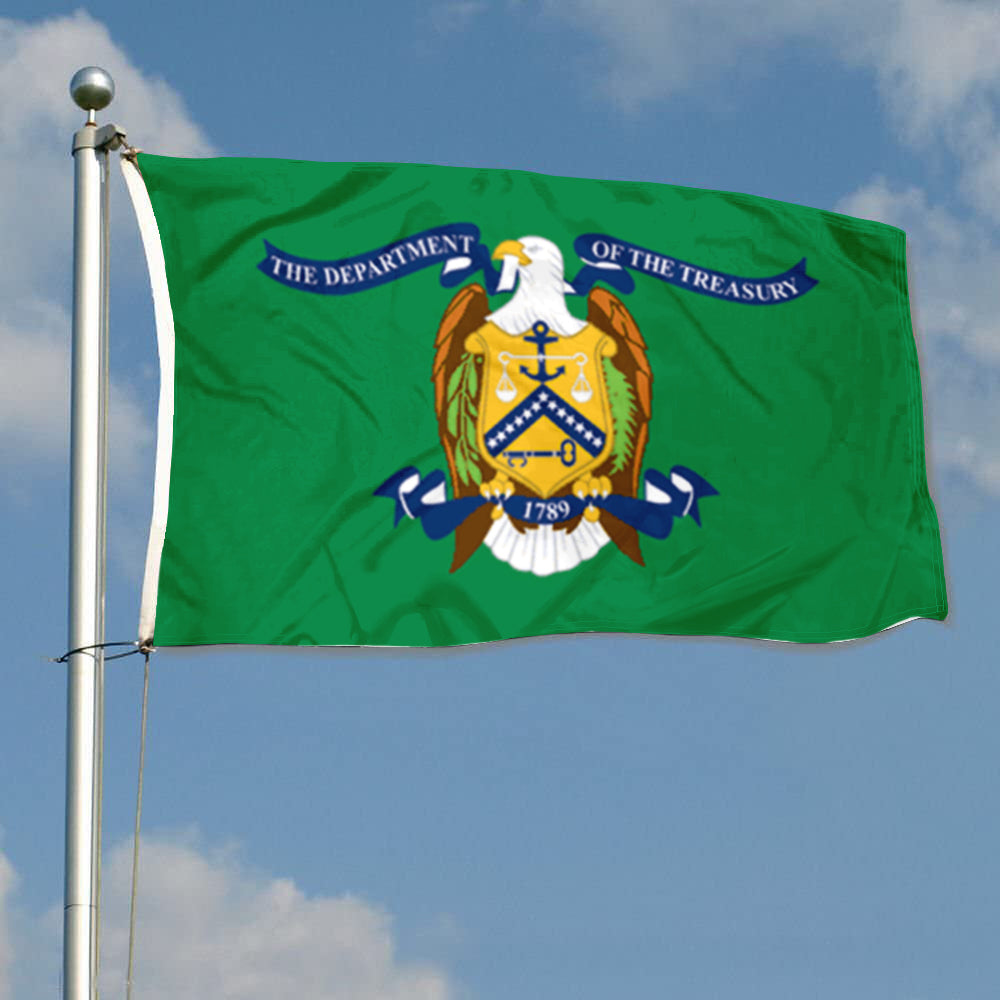 Fyon The United States Department of the Treasury Flag Banner