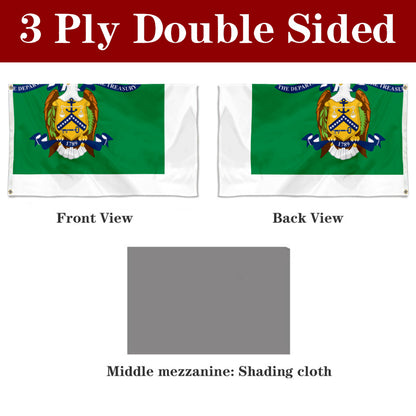 Fyon The United States Department of the Treasury Flag Banner