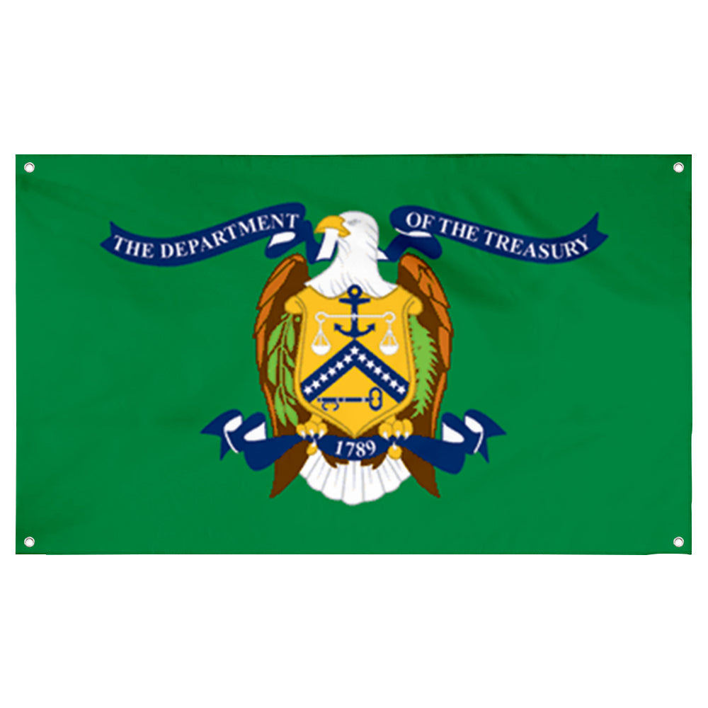 Fyon The United States Department of the Treasury Flag Banner