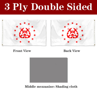 Fyon The United States Deputy Secretary of the Treasury Flag Banner White