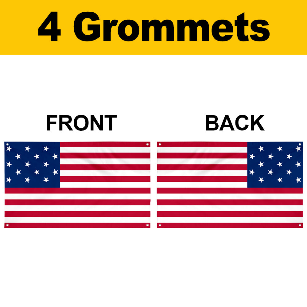 Fyon The Star-Spangled 15 Stars (1795–1818) Flag Banner