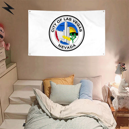 Fyon Former Las Vegas, Nevada (1968) Flag Banner
