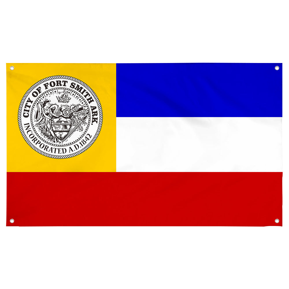 Fyon Arkansas banner city of  Fort Smith flag