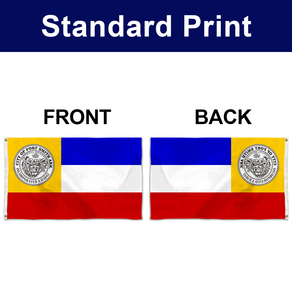 Fyon Arkansas banner city of  Fort Smith flag