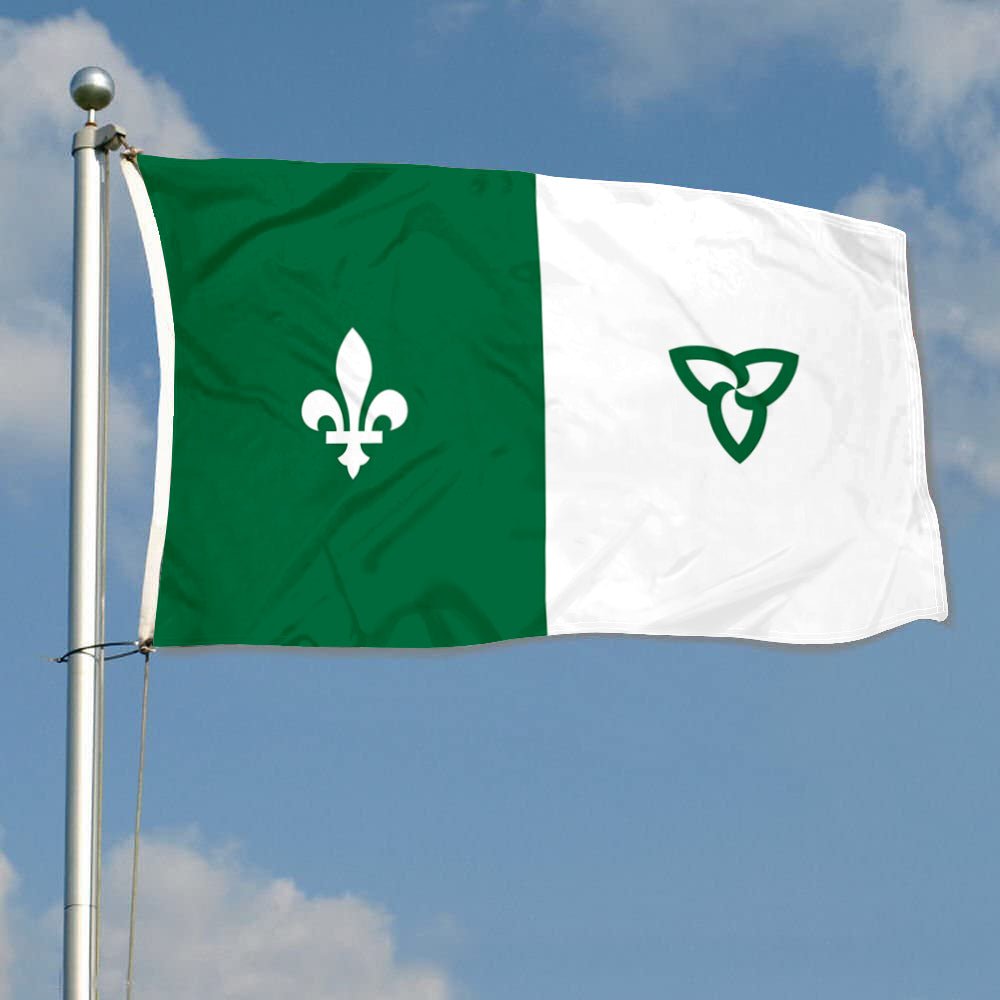 Fyon Franco Ontarian, Canada Flag Banner