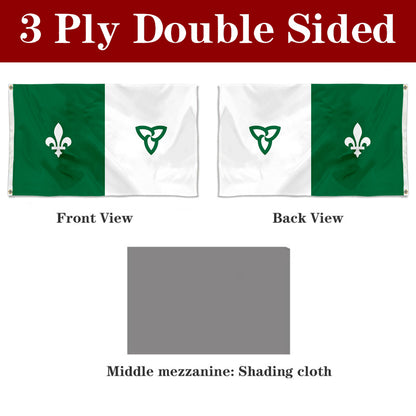 Fyon Franco Ontarian, Canada Flag Banner