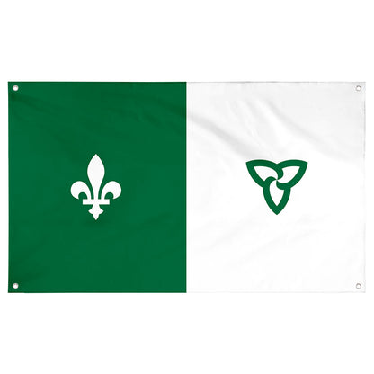 Fyon Franco Ontarian, Canada Flag Banner
