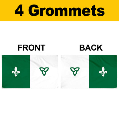 Fyon Franco Ontarian, Canada Flag Banner