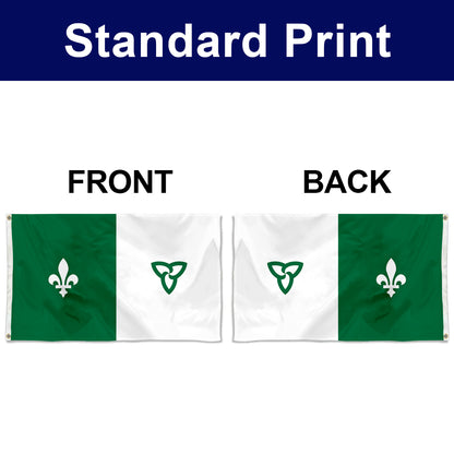 Fyon Franco Ontarian, Canada Flag Banner