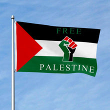 Fyon Free Palestine Fist Flag Indoor and outdoor banner