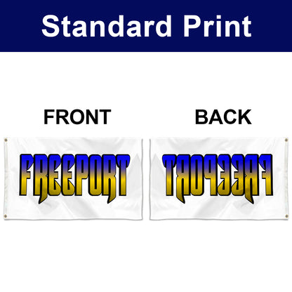 Fyon Double-sided Freeport, Bahamas Flag Banner