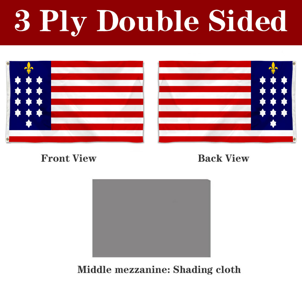 Fyon French Alliance Flag (United States) Flag Banner