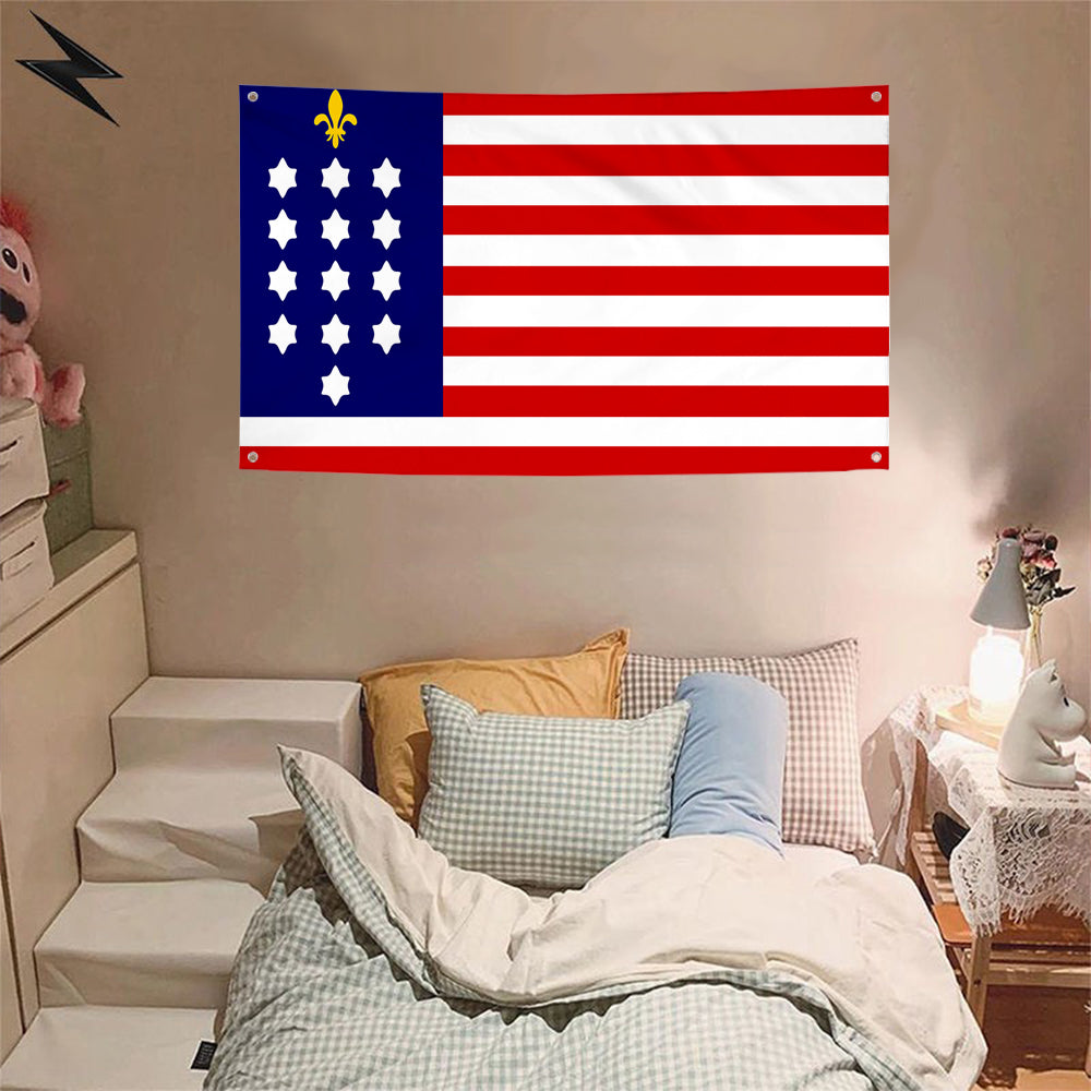Fyon French Alliance Flag (United States) Flag Banner