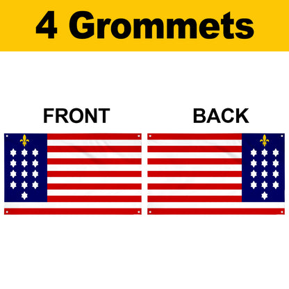 Fyon French Alliance Flag (United States) Flag Banner