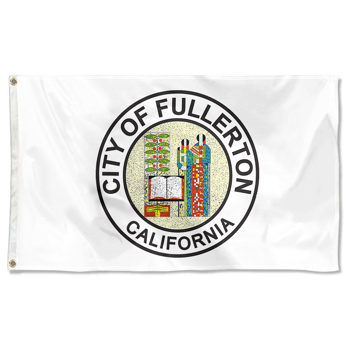 Fyon Fullerton, California Flag Banner