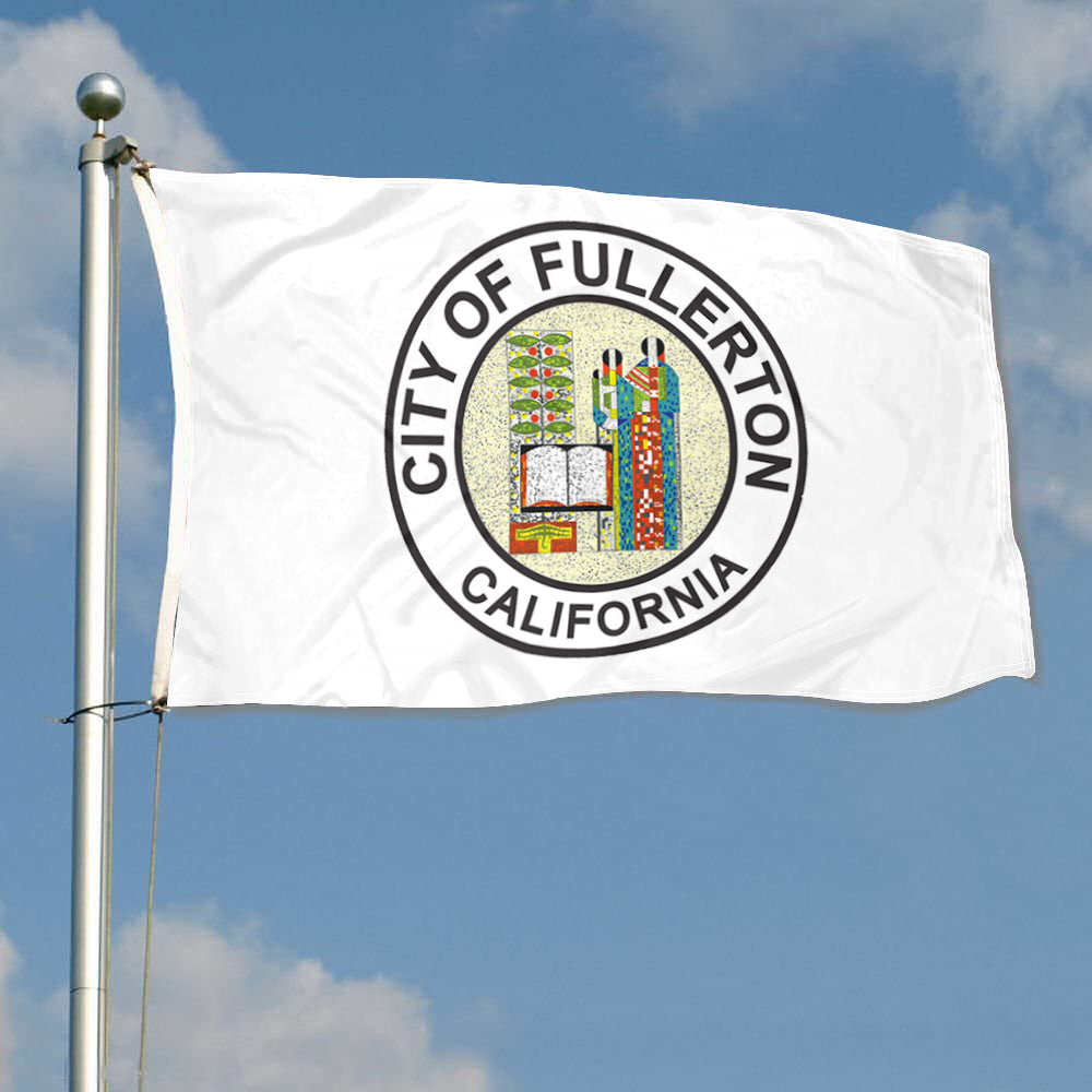 Fyon Fullerton, California Flag Banner