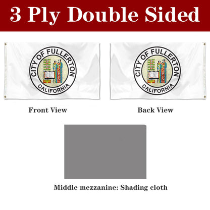 Fyon Fullerton, California Flag Banner