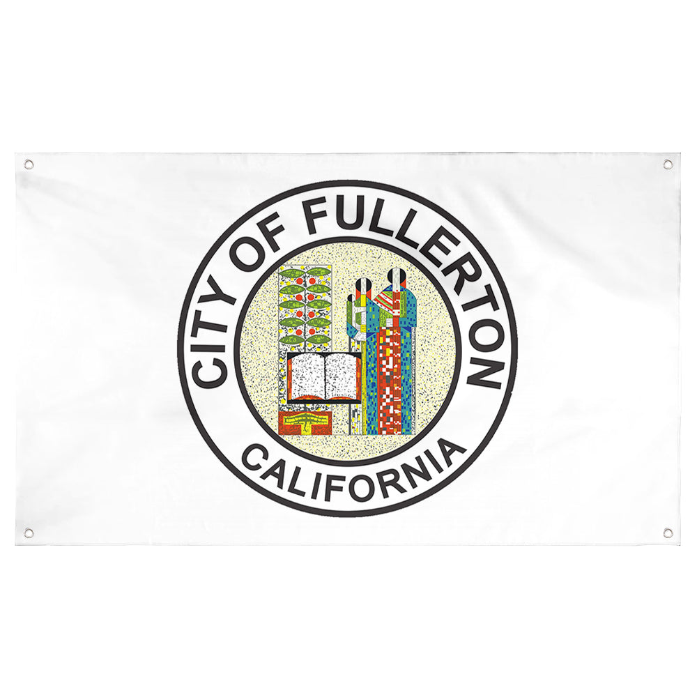 Fyon Fullerton, California Flag Banner