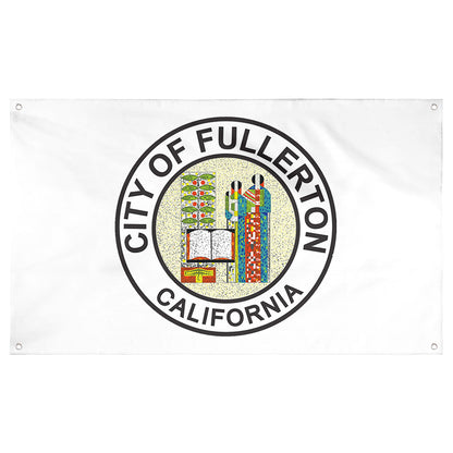 Fyon Fullerton, California Flag Banner