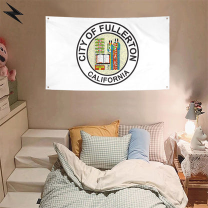 Fyon Fullerton, California Flag Banner