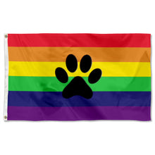 Fyon Furry Rainbow Pride Flag indoor and outdoor Banner