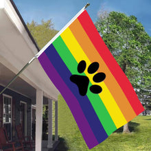 Fyon Furry Rainbow Pride Flag indoor and outdoor Banner