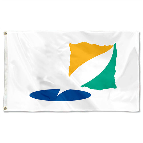 Fyon Double-sided Gangwon Province, South Korea Flag Banner