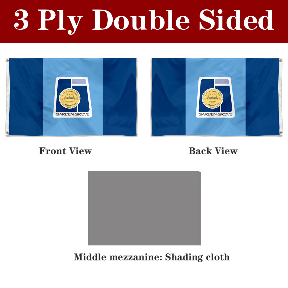 Fyon Garden Grove, California Flag Banner
