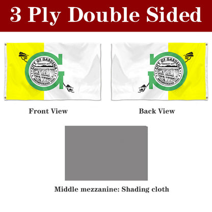 Fyon Gardena, California Flag Banner