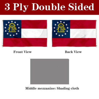 Fyon Georgia Flag Banner