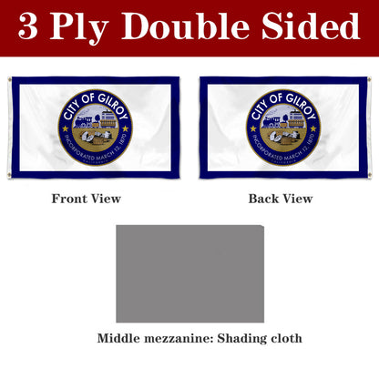 Fyon Gilroy, California Flag Banner