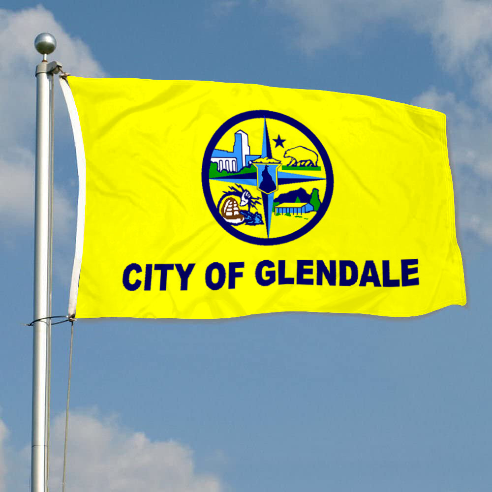 Fyon Glendale, California Flag Banner