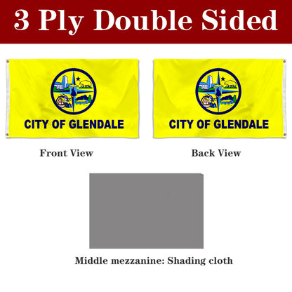 Fyon Glendale, California Flag Banner